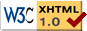 Valid XHTML 1.0 Strict
