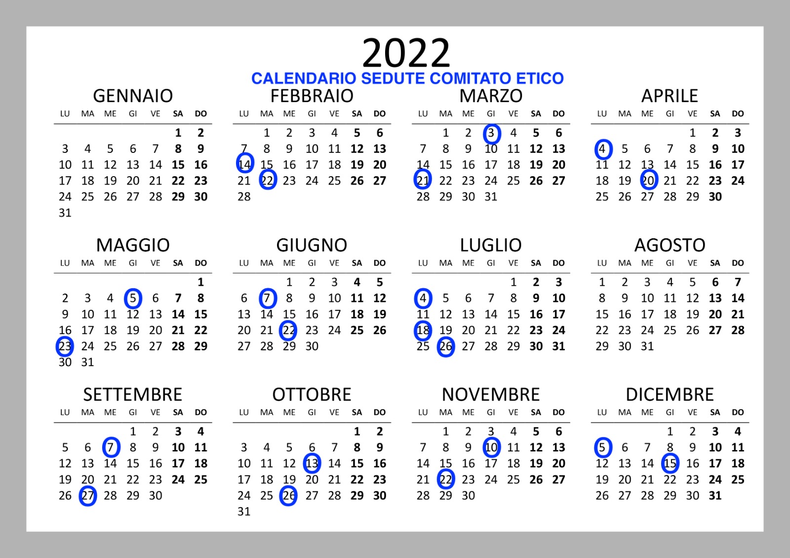 calendario
